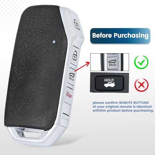 Keyecu Replacement Smart Remote Car Key Fob for Kia Soul 2019 2020 2021 SY5SKFGE04 95440-K0000 433MHz 4A Chip 4 Buttons - Image 3