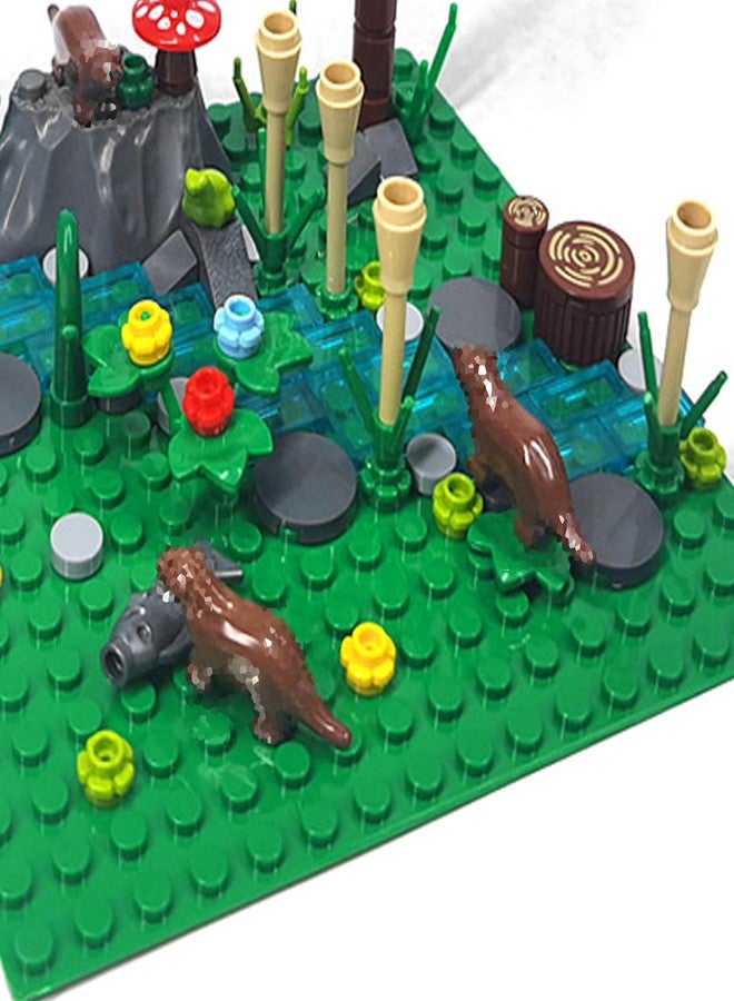 TNDCKP Otter Zoo Animals Building Block Set for Riverside Habitat Play - Image 4