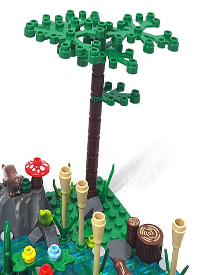 TNDCKP Otter Zoo Animals Building Block Set for Riverside Habitat Play - Image 2