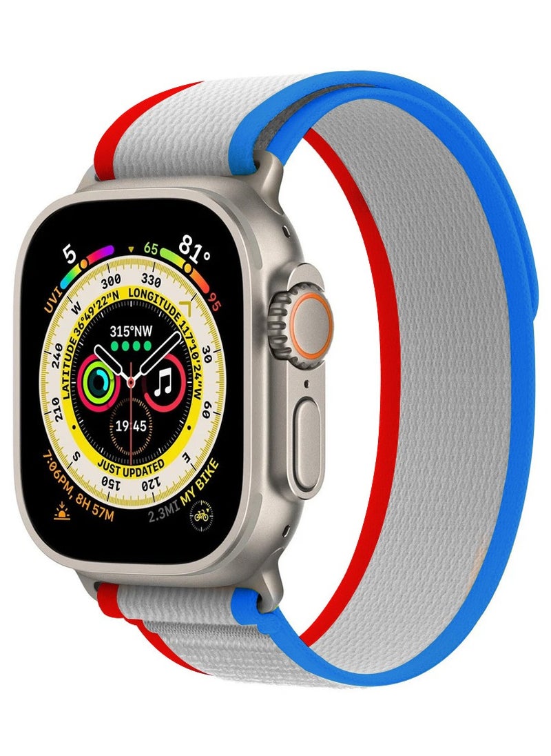 Generic Apple Watch Strap 49 mm 45 mm 44 mm 42 mm Band Trail Loop Stretchy Soft Nylon Band Adjustable Sports Strap for Apple Watch Ultra 2 Series 9/8/7/SE/6/5/4/3/2/1  - Image 2