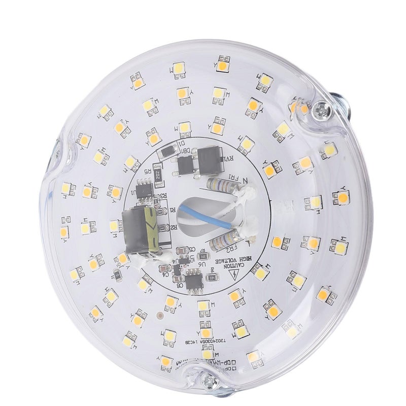 Ceiling Fan LED Light Retrofit Kit: 15W 3CCT Dimmable LED Light - Memory Function Magnetic Installation for Home Room Ceiling Fan Light Replacement - Image 1