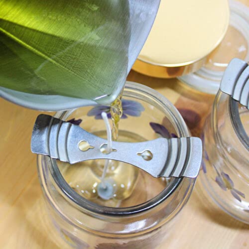 EricX Light Metal Wick Centering Device - 21 Pieces Wick Holder for Candle Making - Image 4