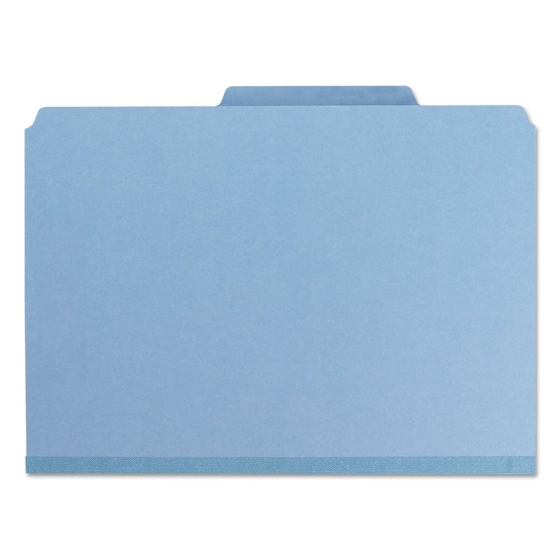 Smead Pressboard File Folder, 1/3-Cut Tab, 1" Expansion, Letter Size, Blue, 25 per Box (21530) - Image 5