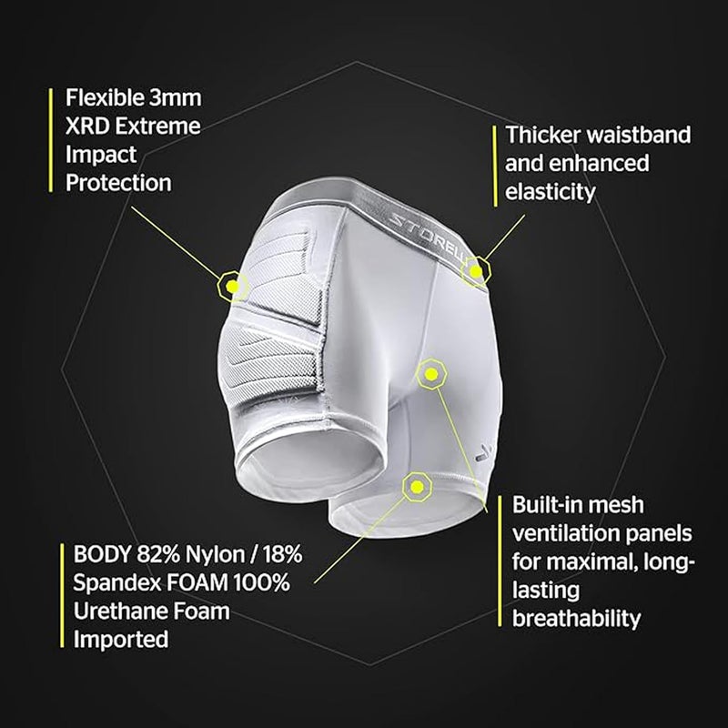 Storelli Women’s BodyShield Impact Sliders 2, High-Impact Protection, Sweat-Wicking, UV-Resistant Athletic Undershorts - Image 5