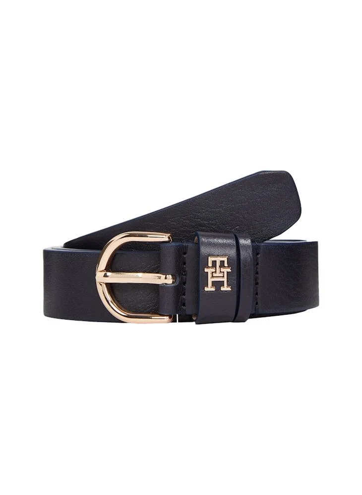 تومي هيلفيغر Logo Detail Allocated Buckle Hole Belt