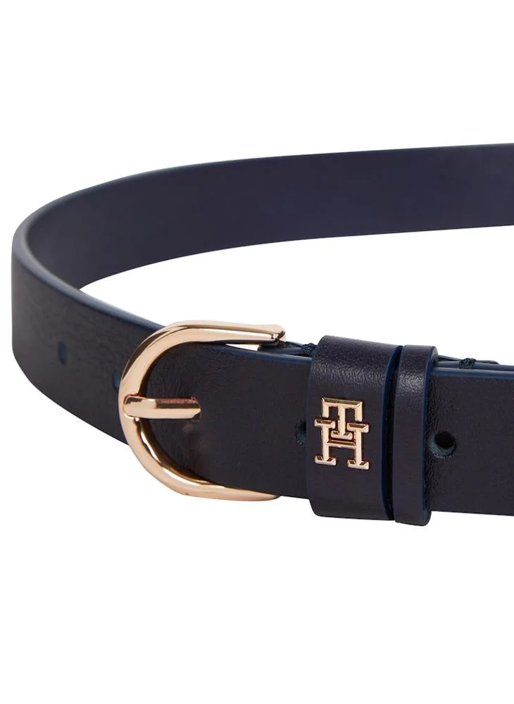 تومي هيلفيغر Logo Detail Allocated Buckle Hole Belt