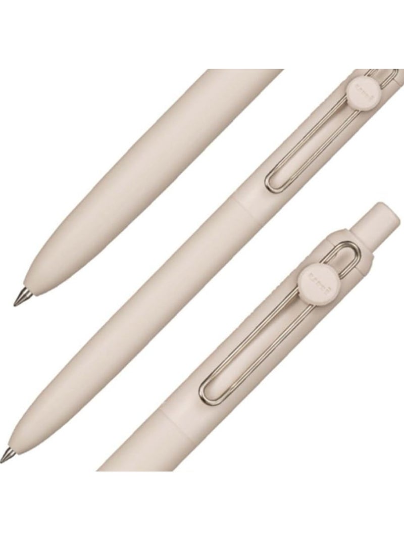 Uniball 12-Piece Zento Retractable Rollerball Pen 0.7mm Tip Blue Ink Ivory Barrel - Image 2