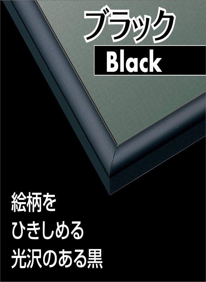 Epoch Corporation [Made in Japan] Aluminum Puzzle Frame, Panel Max, Black (10.2 x 15.0 inches (26 x 38 cm) (Panel No.3), Hanging Strings, Comes with Point Tickets, Cell Cover UV Protection, Puzzle - Image 2