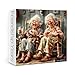 IdeaBazar Fun Grandma Friendship Puzzles for Adults 1000 Pieces Cute Dog Animal Art Jigsaw Puzzles Colorful Pretty Challenging Puzzle - Image 2
