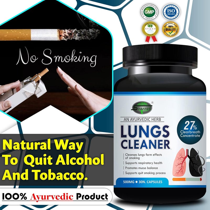 Sabates - Lungs Cleaner Organic Medicine For Smokers Cleanses & Detoxifies Lungs -safe & effective - Image 2