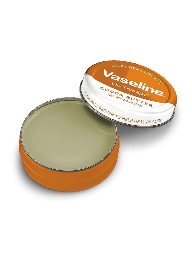Vaseline Lip Therapy Petroleum Jelly Cocoa Butter 17g - Image 2