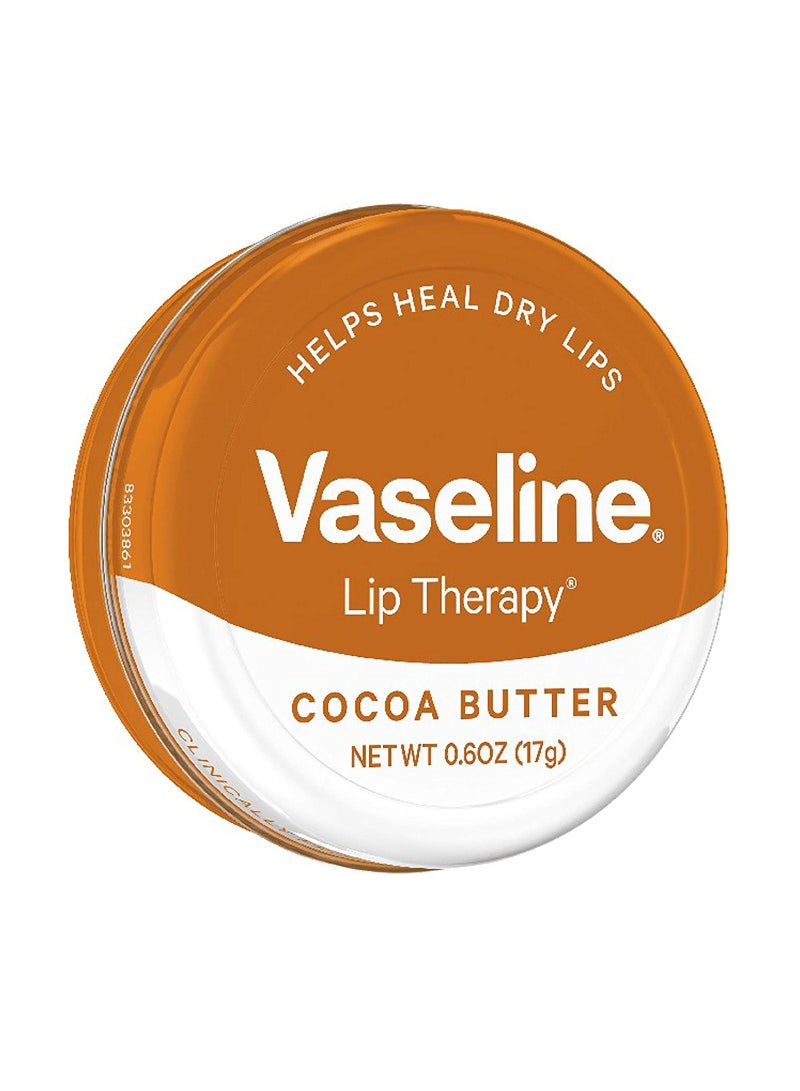 Vaseline Lip Therapy Petroleum Jelly Cocoa Butter 17g - Image 3