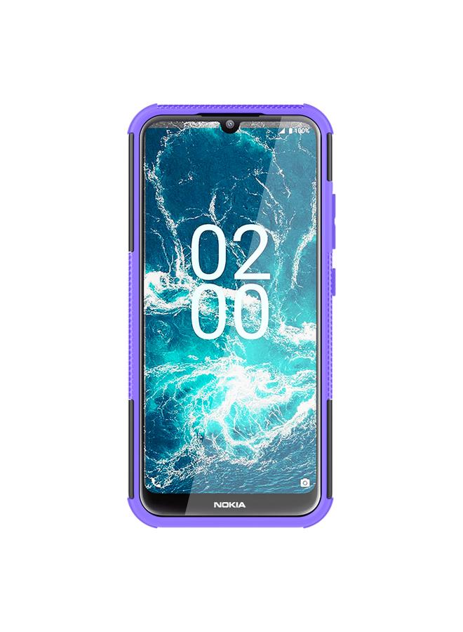 اس-توب جراب لهاتف Nokia C200 مصنوع من مادة TPU + PC مع حامل - Image 3