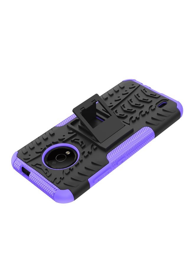 اس-توب جراب لهاتف Nokia C200 مصنوع من مادة TPU + PC مع حامل - Image 5
