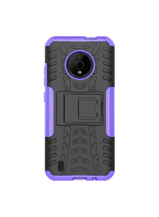 اس-توب جراب لهاتف Nokia C200 مصنوع من مادة TPU + PC مع حامل - Image 2