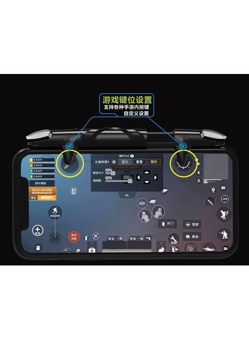 G5 Mobile Trigger Portable Game Controllers Battery Free Foldable Game Trigger Plug and Play for iOS and Android Phones (PUBG/Fortnite/Rules) - Image 5
