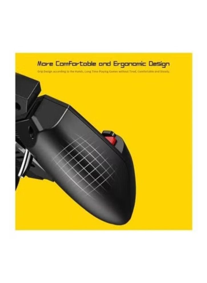 ACLIX Mobile Phone Controller 6 Fingers Grip Gamepad L1 R1 Trigger Phone Game Radiator Gaming Remote Fits for PUBG/Fortnite/Rules of Survival Game/COD - Image 4