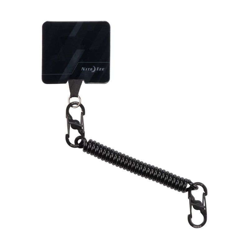 Nite Ize Hitch Phone Anchor and Tether - Anti-Theft Cell Phone Lanyard Accessories - Phone Case Anchor & Tether for Drop Protection - Black Tether - Image 2