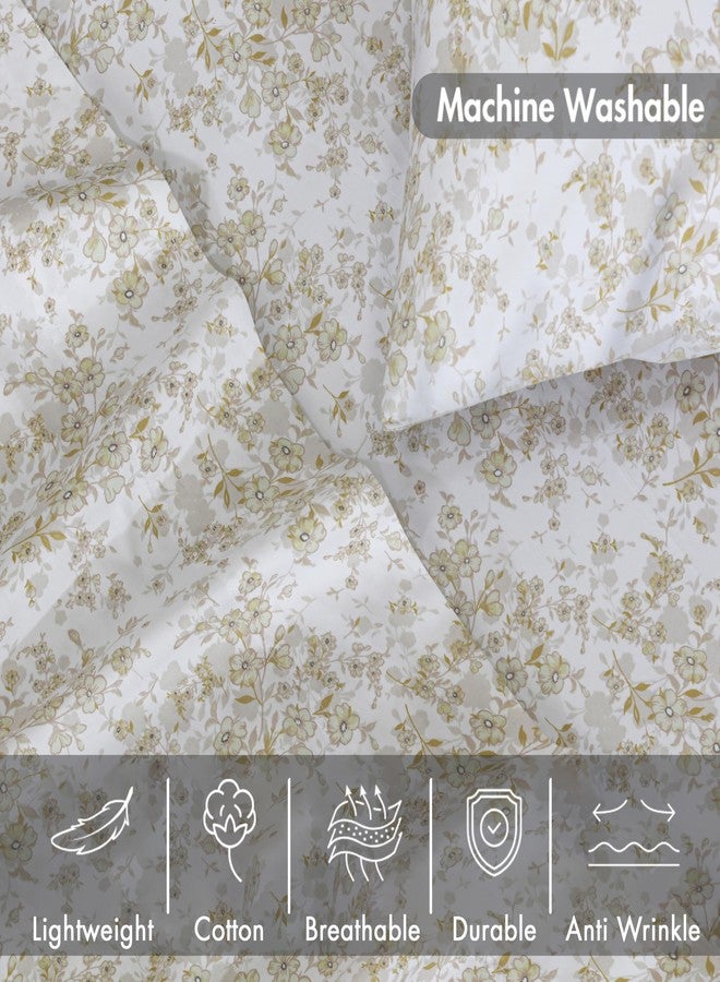 RUVANTI 100% Cotton Sheets Queen Size Bed Set - 300 Thread Count Silky Soft Sateen Weave, Cooling, Lightweight & Breathable, 16" Deep Pocket, Durable & Luxury Satin-Like, 4 Piece, Classic Bliss - Image 5