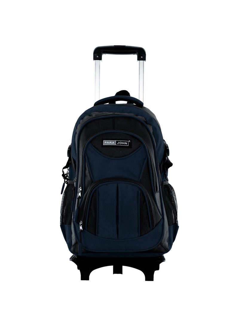 PARAJOHN 2 Wheel Trolley backpack 20 inches Navy - Image 1