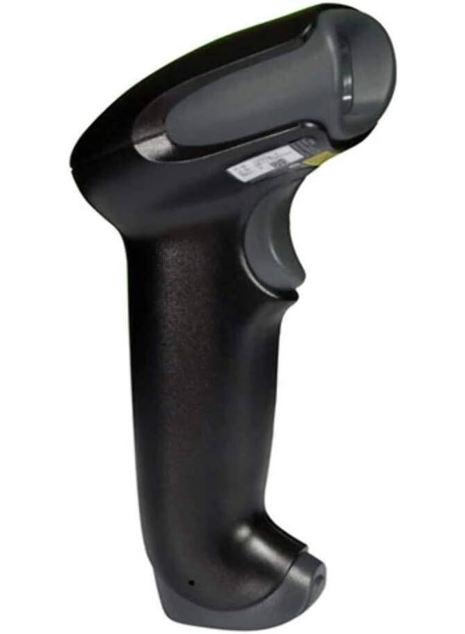 Honeywell 1250G-2USB 1D, black scanner (1250g-2), no presentation stand, USB Type A 3m coiled cable (CBL-500-300-C00) and documentation 1250G scanner 1D black coiled USB cable 3M