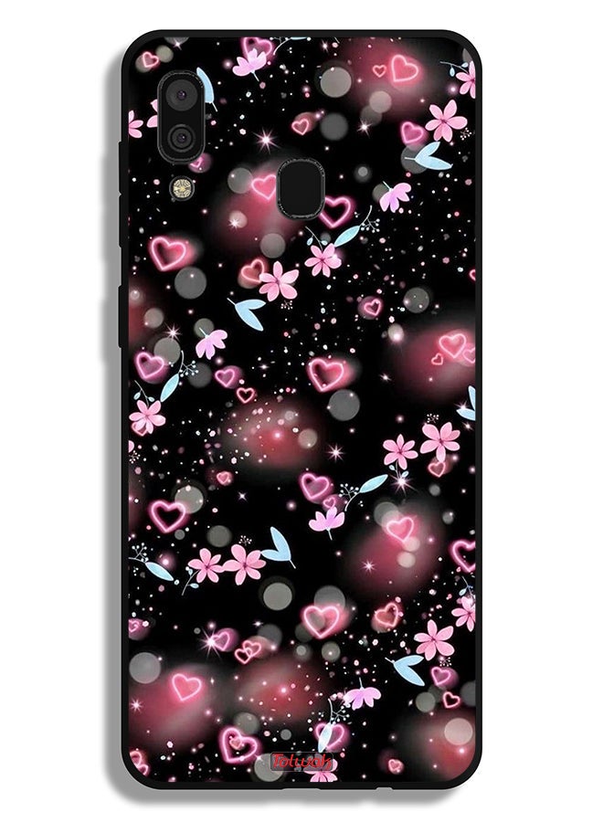 Tolwak Samsung Galaxy A30 Protective Case Cover Small Hearts And Flowers - Image 1