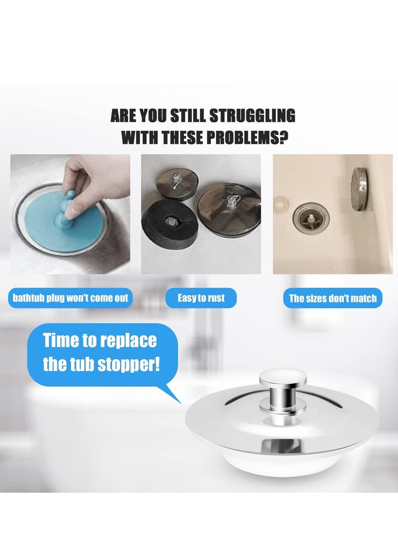 SYOSI Universal Sink Drain Stopper Plug, Household Sink Plug,Sink Plugbath sealed with rubber gasket, good sealing performance, anti-odor, for bathroom kitchen washbasin (40-45mm Hole, Pack of 1) - Image 5