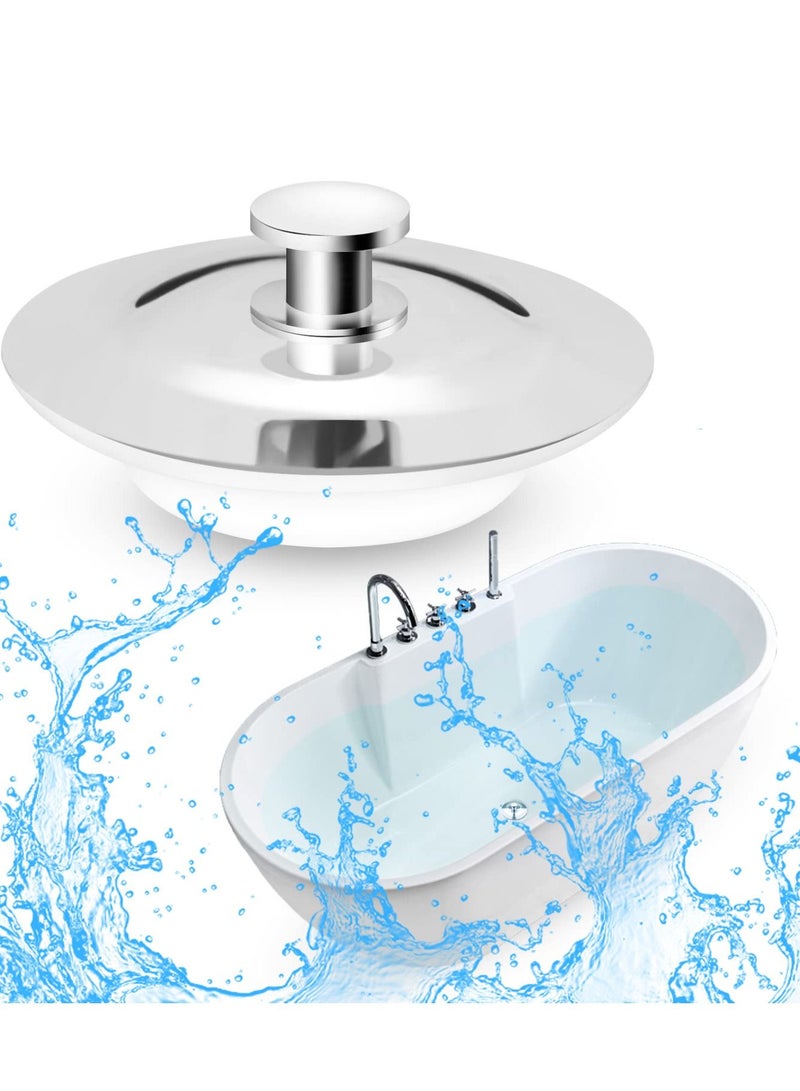 SYOSI Universal Sink Drain Stopper Plug, Household Sink Plug,Sink Plugbath sealed with rubber gasket, good sealing performance, anti-odor, for bathroom kitchen washbasin (40-45mm Hole, Pack of 1) - Image 1