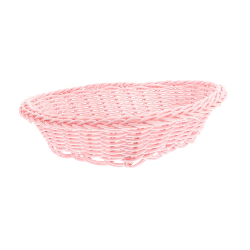 سلة فواكه مجففة وردية حامل تخزين المطبخ 23X23X5CM منظم المنزل - Image 2