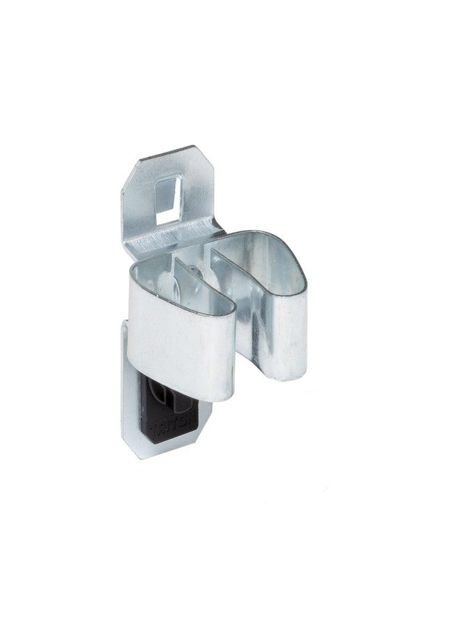 Triton Products 53210 LocHook 1/2 -Inch to 1-Inch Hold Range 1-1/2 -Inch Projection Zinc Plated/Chromate Dipped Steel Standard Spring Clip for LocBoard, 5-Pack - Image 1