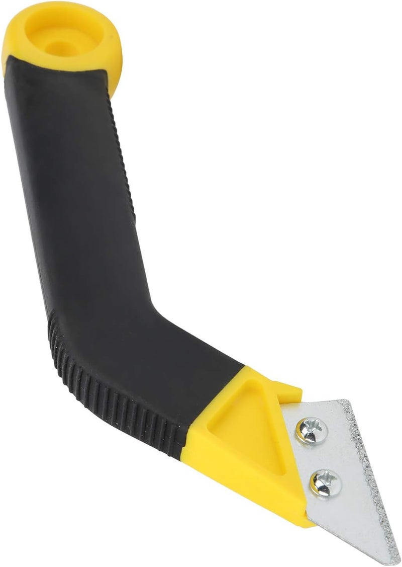 Grout Removal Tool, Tile Removal Tool Tile Grout Saw Angled Grout Saw Grout Tile Cleaning Tool with 3 Pieces Extra Blades Replacement Grout Removal Tool for Tile Cleaning - Image 2