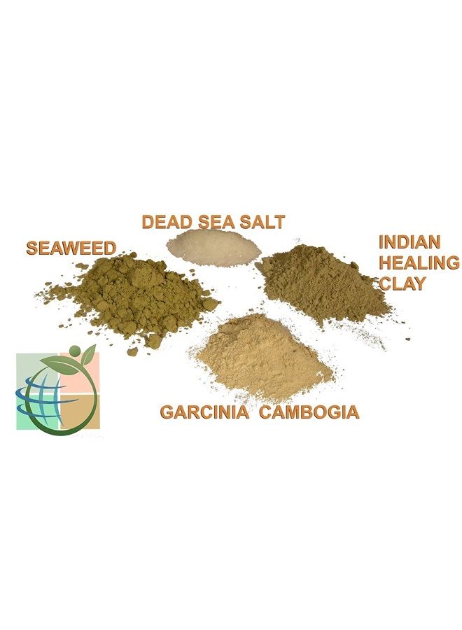 Neutripure DIY Slimming Body Wrap: SPA Formula for Home Use: Seaweed, Healing Clay, Garcinia Cambogia, and Dead Sea Salt - Image 1