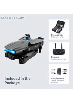 ELTRAZONE Drone with HD Camera E99 Black – Remote Controller, FPV WiFi Live Streaming, Foldable Quadcopter for Kids & Adults – Drone X Pro with Long Battery Life, Easy Control, and Stunning Aerial Footage – Ideal for Beginners  - Image 4