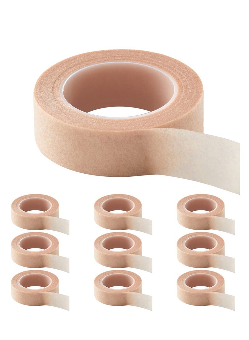 10 Rolls Flexible Skin Tape Breathable Nose Tape，Micropore Tape, Paper tape medical, Self Adhesive First Aid Bandages for Wound Injuries Swelling (0.5 in x 10 Yd) - Image 1
