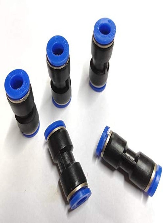 Airiz pranali enterprise Pneumatic Connector, 5 Pieces Vacuum PU Parts Speed Quick Fittings Metric Equal Air Line Straight Push Connectors (6mm X 6mm mm OD Joint, 5 pieces) - Image 3