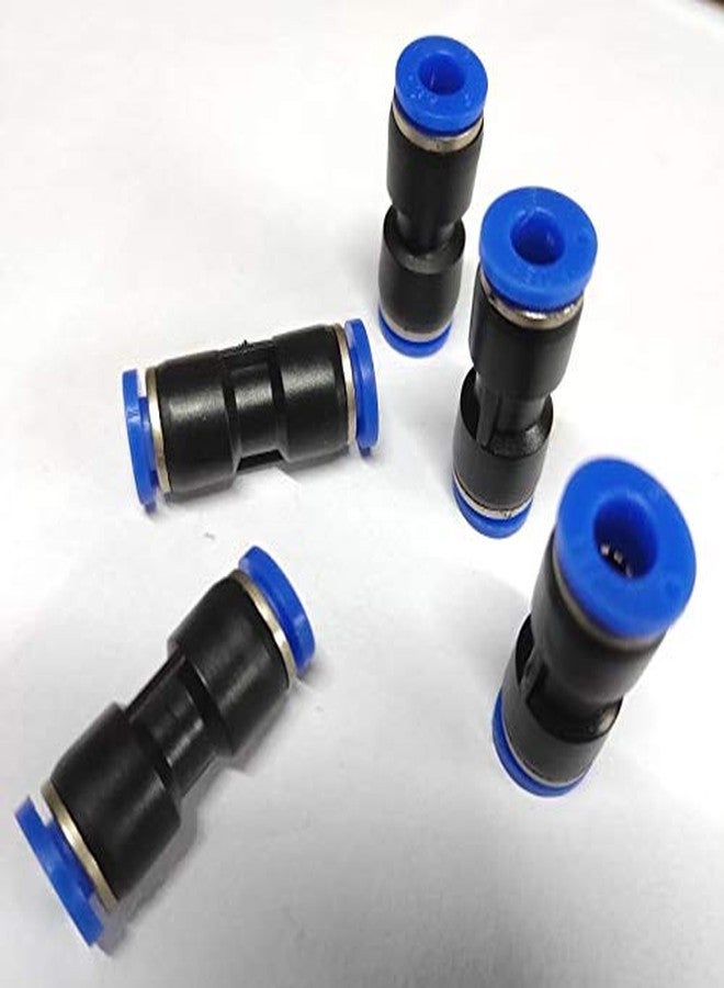 Airiz pranali enterprise Pneumatic Connector, 5 Pieces Vacuum PU Parts Speed Quick Fittings Metric Equal Air Line Straight Push Connectors (6mm X 6mm mm OD Joint, 5 pieces) - Image 4