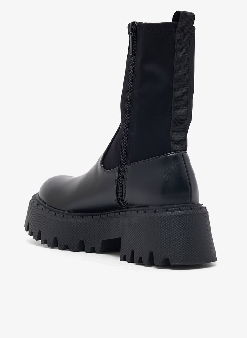 ELLA Platform Chelsea Ankle Boots - Image 3
