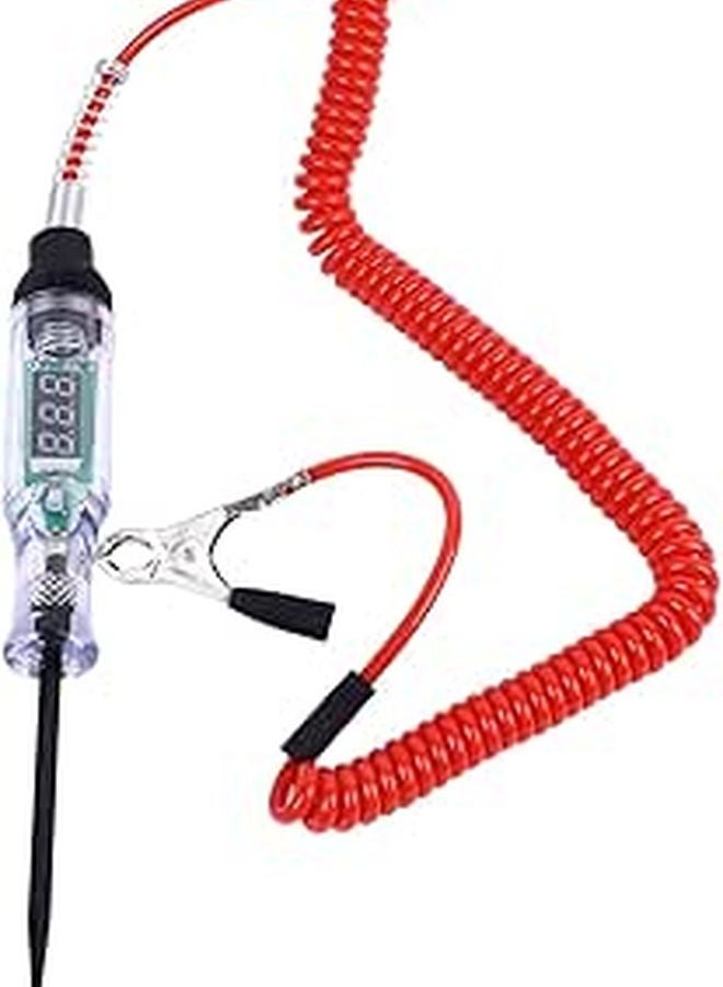 Digital Automotive Circuit Tester with Voltage Display and Indicator Light for Car Repair - Image 1