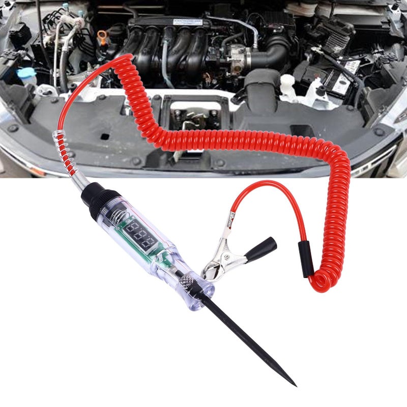 Digital Automotive Circuit Tester with Voltage Display and Indicator Light for Car Repair - Image 5
