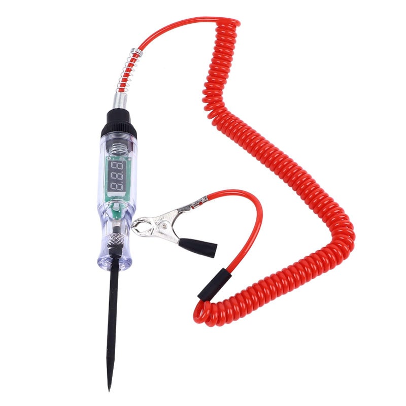 Digital Automotive Circuit Tester with Voltage Display and Indicator Light for Car Repair - Image 2
