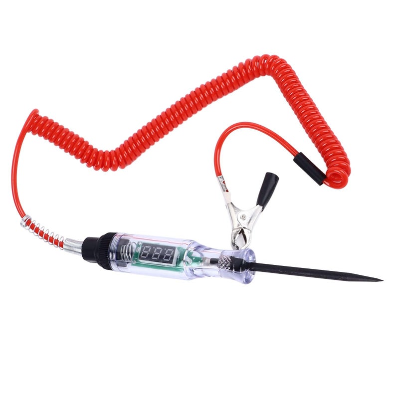Digital Automotive Circuit Tester with Voltage Display and Indicator Light for Car Repair - Image 4