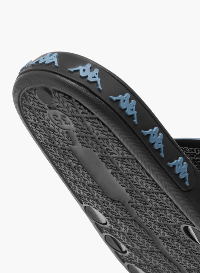 Kappa Boys' Logo Detail Slip-On Slides - Image 4