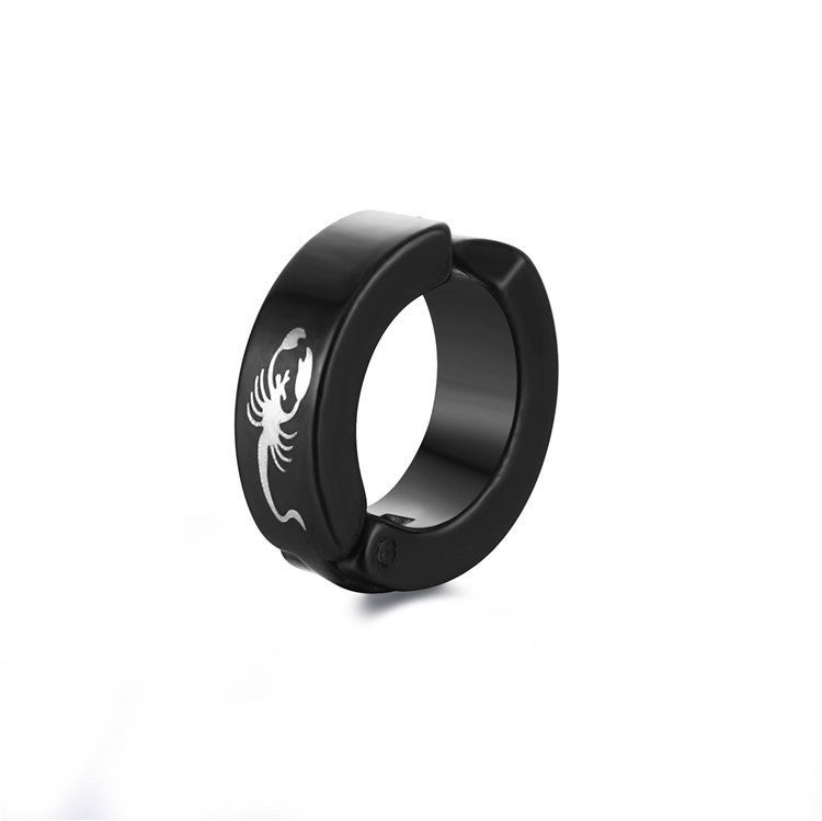 Unisex Korean Style Clip-on Earrings Scorpion (single)