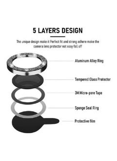 Blue Sky iPhone 13pro 13 Pro Max Camera Lens Protector Glass Camera Cover Screen Protector  - Image 2