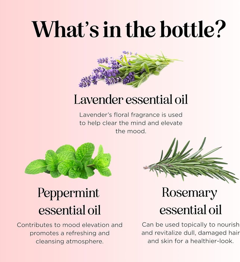 Clarify Headache Essential Oil Blend - Aromatherapy Blend Essential Oils for Diffusers for Home and Travel for Tension Headaches and Fogginess with Refreshing Peppermint Rosemary and Lavender Oils - Image 5
