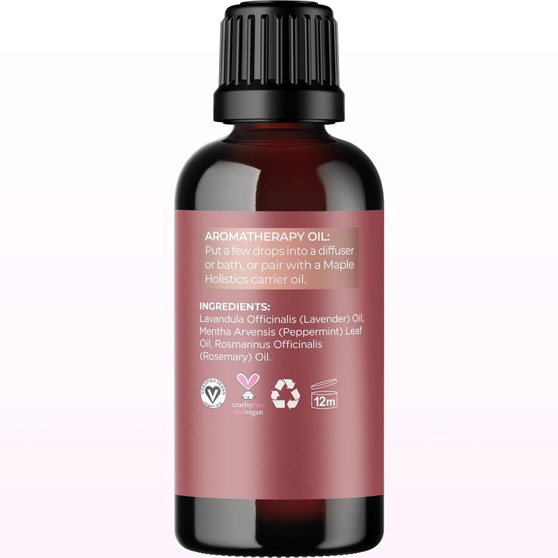 Clarify Headache Essential Oil Blend - Aromatherapy Blend Essential Oils for Diffusers for Home and Travel for Tension Headaches and Fogginess with Refreshing Peppermint Rosemary and Lavender Oils - Image 3
