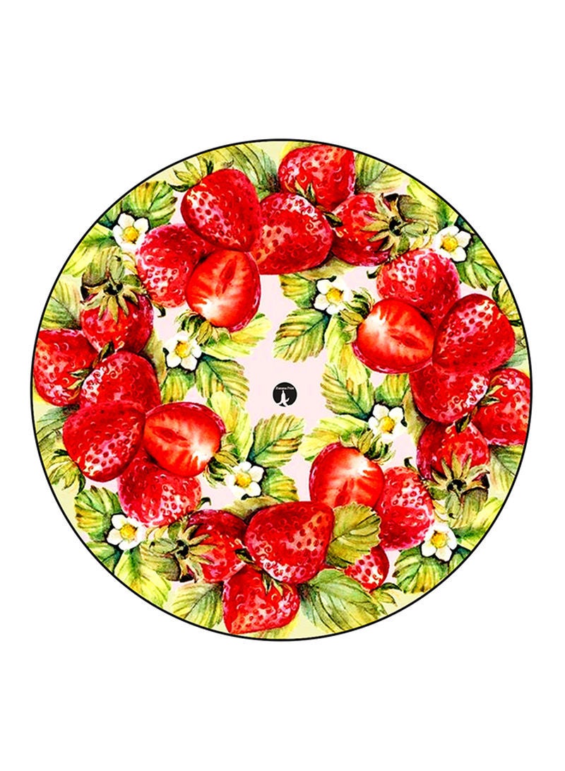 RKN Strawberries Printed Mouse Pad Multicolour