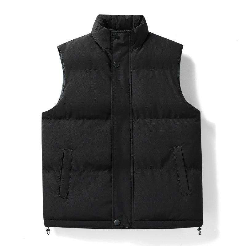 New Waistcoat Men'S Plus Fertilizer Increase Live Good Goods Leisure Down Cotton Handsome Coat Jacket Men'S - Image 5