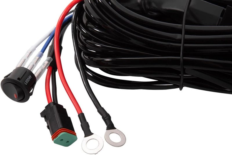 Diode Dynamics Heavy Duty Single Output Light Bar Wiring Harness by Diode Dynamics - Image 2