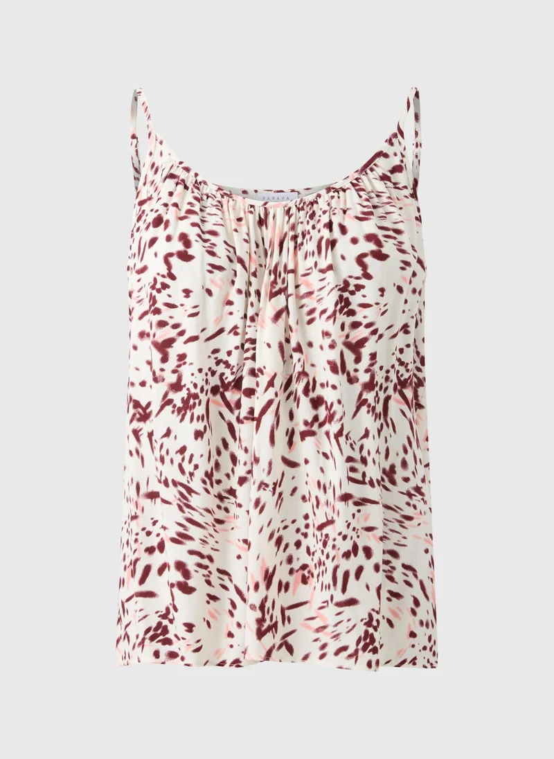 ماتلان Pink Print Cami Top